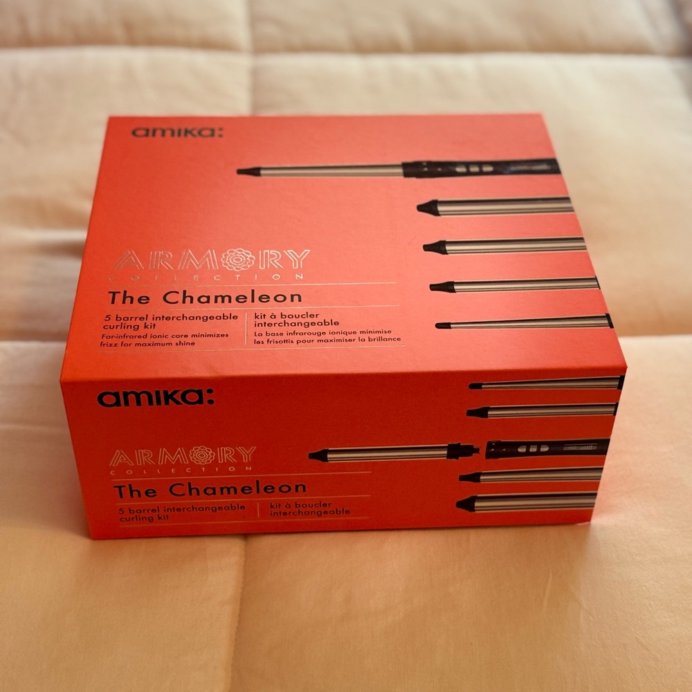 Amika Armory Collection Chameleon Curling Kit in Vibrant Orange